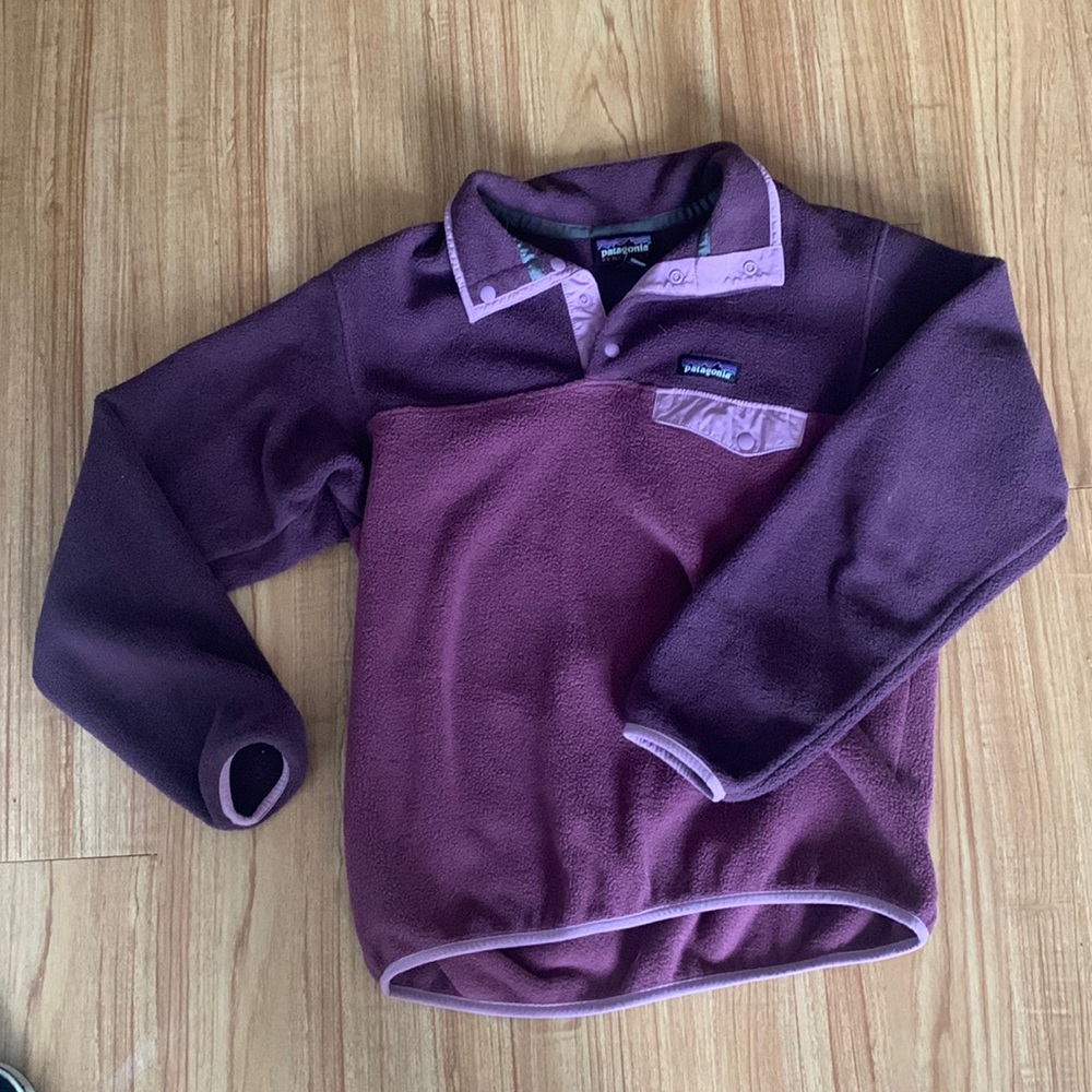 Small synchilla patagonia fleece pullover